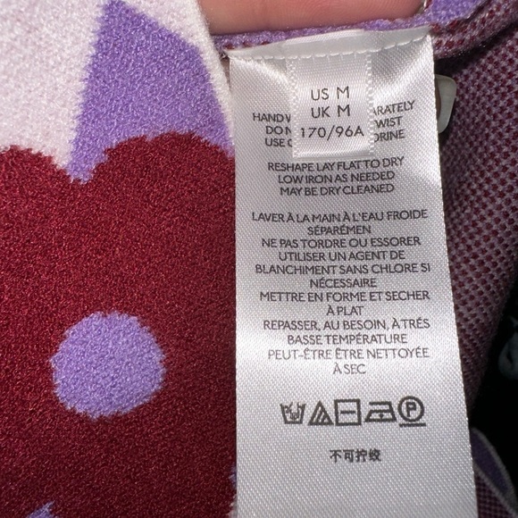 NWT Maeve by Anthropologie women’s knit retro floral pencil mini skirt M fall - Picture 6 of 8